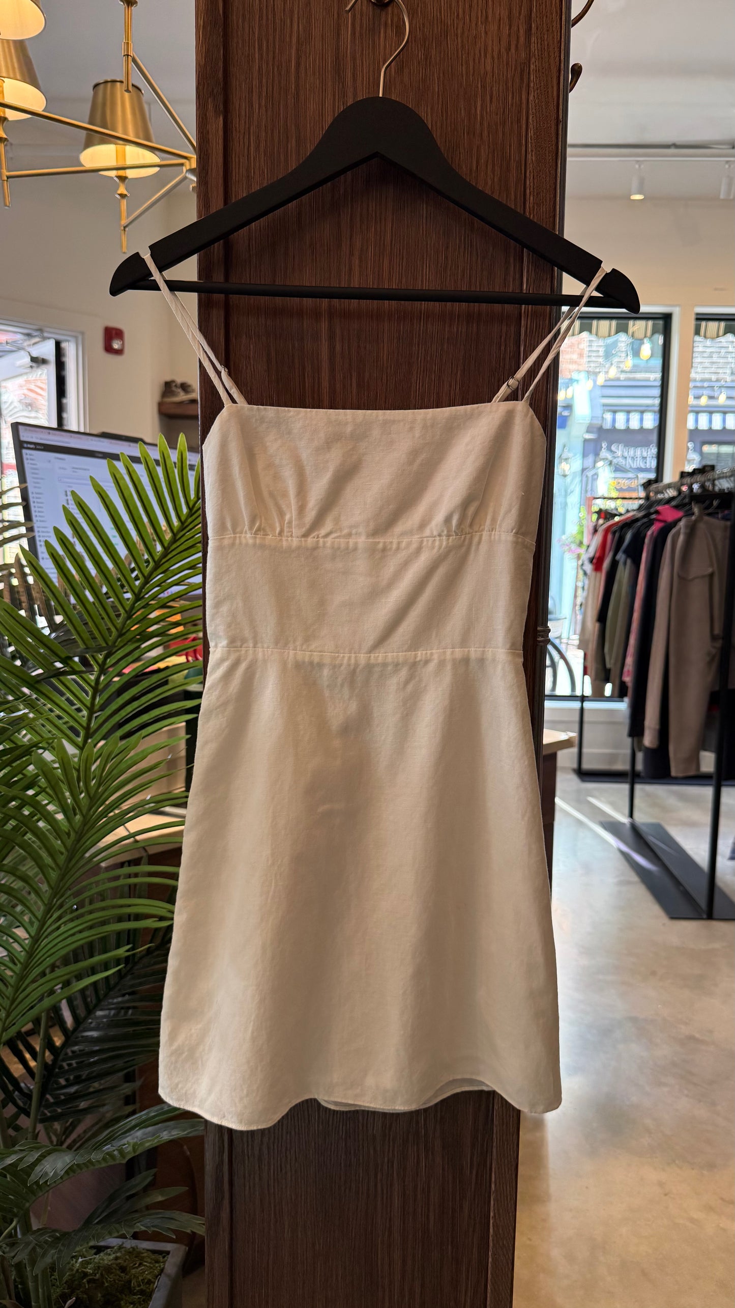 Sunday Best Linen Dress - Size XXS