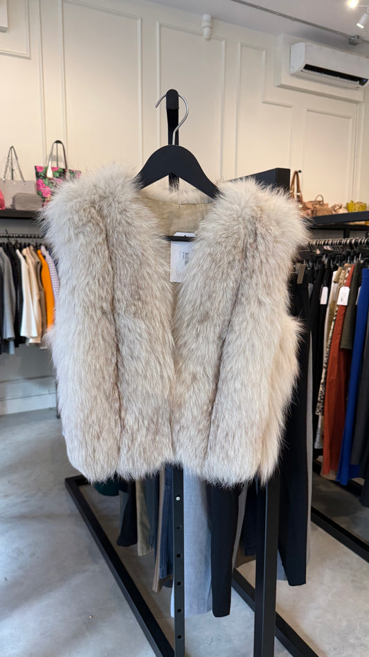 Real Fur Vest - Size S