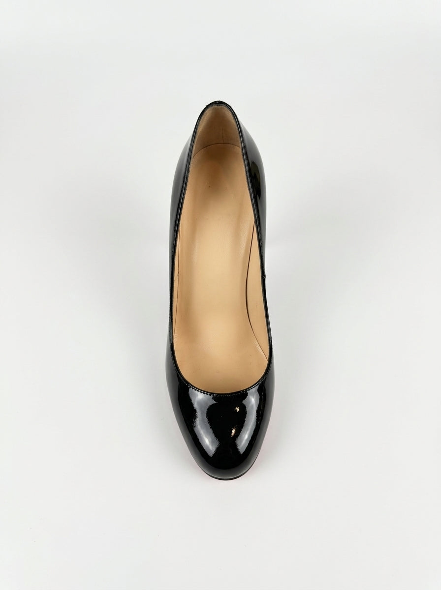 louboutin-size-36 simple pump black patent