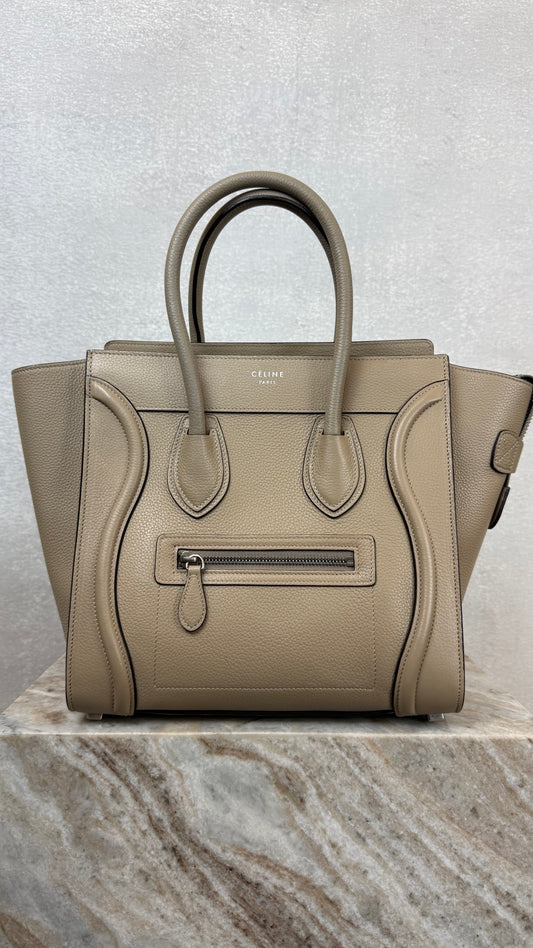 beige celine luggage tote