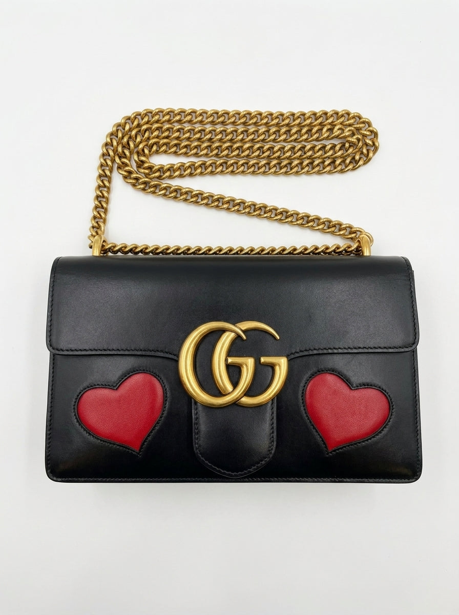 gucci-4 — flap bag with heart accent