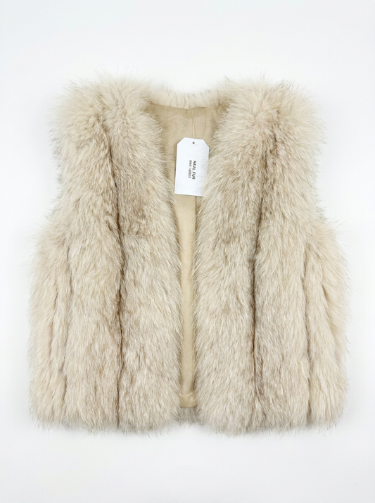 real-fur-vest-size-s — Flatlay front